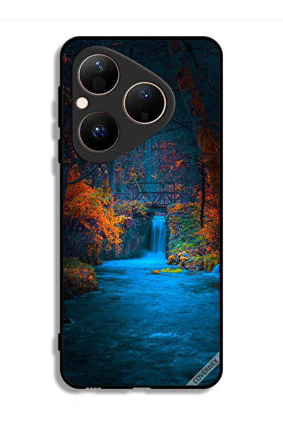 Covernex غطاء حماية لهاتف هواوي بيورا 80 بتصميم شلال