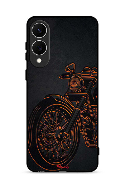 Tolwak غطاء حماية لهاتف Samsung Galaxy S25 Edge بتصميم دراجة كلاسيكية