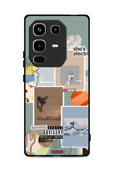 Tolwak غطاء حماية لهاتف Infinix Note 50 Pro 4G، بتصميم "She Is Electric"
