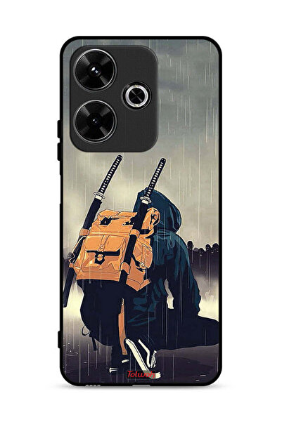 Tolwak غطاء حماية لهاتف شاومي ريدمي 13 4G بطبعة سيف ساموراي رقمية