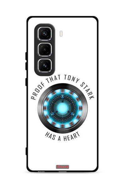 Tolwak غطاء حماية لهاتف Infinix Hot 50 Pro 4G دليل على أن توني ستارك لديه قلب