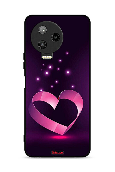 Tolwak غطاء حماية لهاتف Infinix Note 12 Pro 4G بتصميم قلب