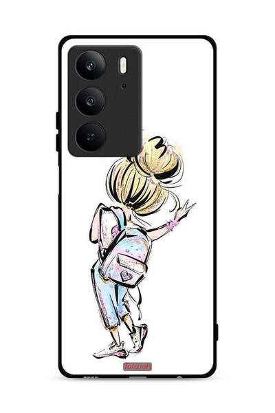 Tolwak غطاء حماية لهاتف Realme C75 4G بطبعة فتاة العودة إلى المدرسة