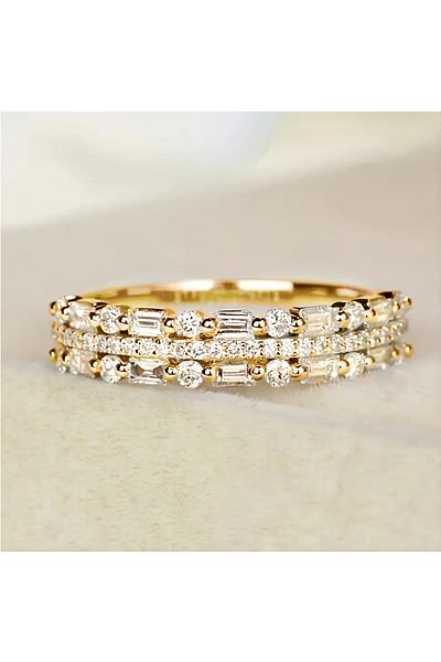 Choice 10 Q409 Huitan Dazzling Zirconia Finger Ring Lady Engagement Ceremony Accessories for Women Fashion