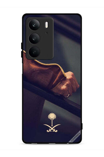 Covernex جراب حماية لهاتف Realme C75 4G مع شعار المملكة العربية السعودية