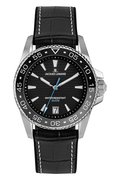 Jacques Lemans 1-2205A ساعة يد ليفربول دايفر للرجال