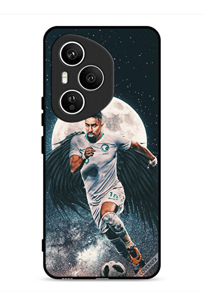 Covernex غطاء حماية لهاتف Honor 400 Pro، سالم الدوسري، يحمل كرة قدم