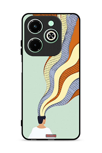 Tolwak غطاء حماية لهاتف Infinix Hot 40i 4G برسومات فنية