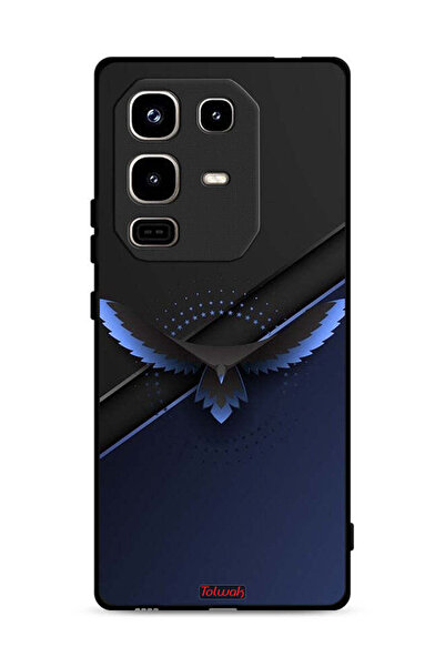 Tolwak غطاء حماية لهاتف Infinix Note 50 Pro 4G بتصميم نسر فني تجريدي رقمي