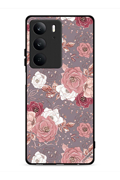 Covernex غطاء حماية لهاتف Realme C75 4G بخلفية زهرية