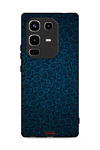 Tolwak غطاء حماية لهاتف Infinix Note 50 Pro 4G بنقشة أوراق فنية رقمية