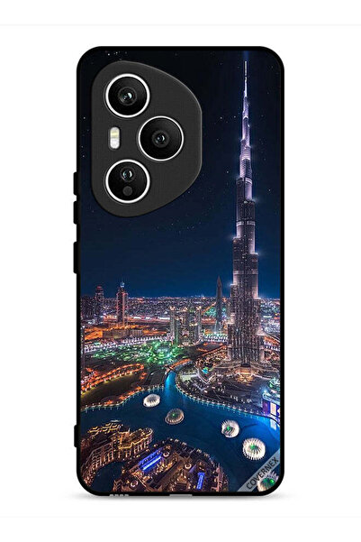 Covernex غطاء حماية لهاتف Honor 400 Pro بمنظر ليلي لوسط المدينة