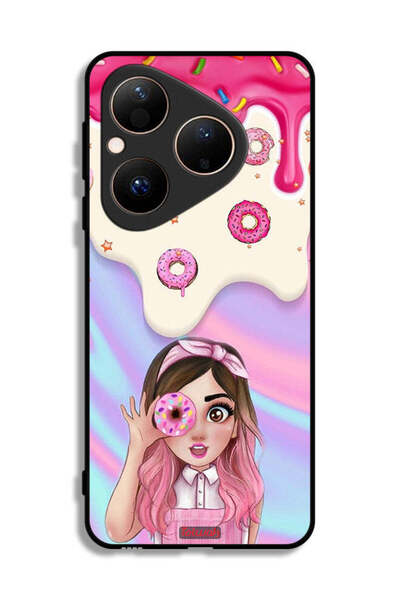 Tolwak Huawei Pura 80 Protective Case Cover Holding Donut