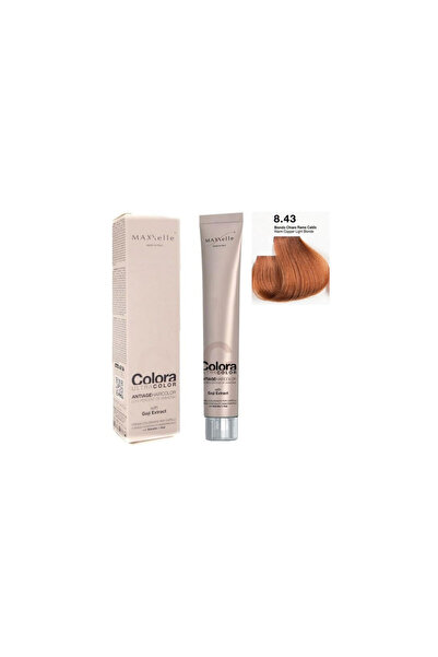 Maxxelle Blond Deschis Aramiu Cald 8.43 Vopsea Colora cu extract de Goji