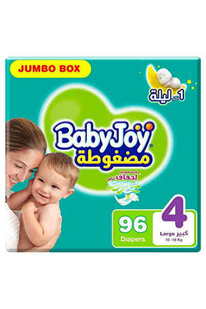 BabyJoy Baby Joy Baby Diapers, 10-18 kg, 96 Diapers