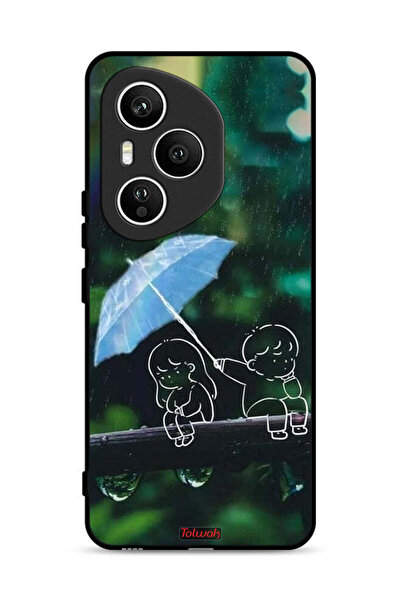 Tolwak غطاء حماية لهاتف Honor 400 Pro بنقشة زوجين من الفن التجريدي