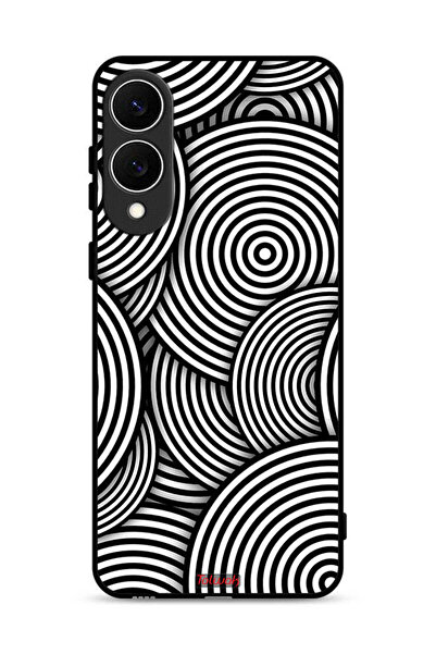 Tolwak غطاء حماية لهاتف سامسونج جالكسي S25 إيدج بنمط دوائر وهمية