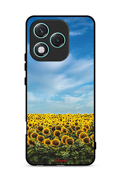 Tolwak غطاء حماية لهاتف Honor 400 Lite بطبعة عباد الشمس تحت السماء