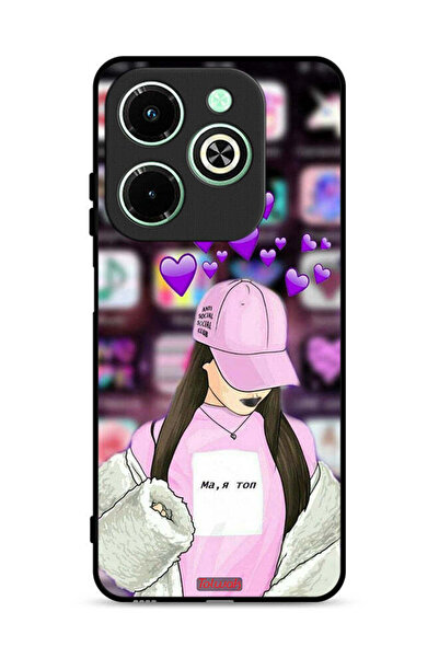 Tolwak غطاء حماية لهاتف Infinix Hot 40i 4G بتصميم نادي اجتماعي مضاد