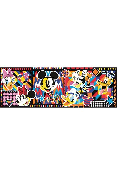 Mickey Mouse Disney Mickey Pop Art Compact Panoramic Puzzle 1000 Pieces Clementoni
