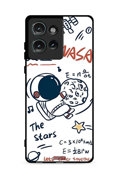 Tolwak غطاء حماية لهاتف موتورولا إيدج 50 - ناسا ذا ستارز