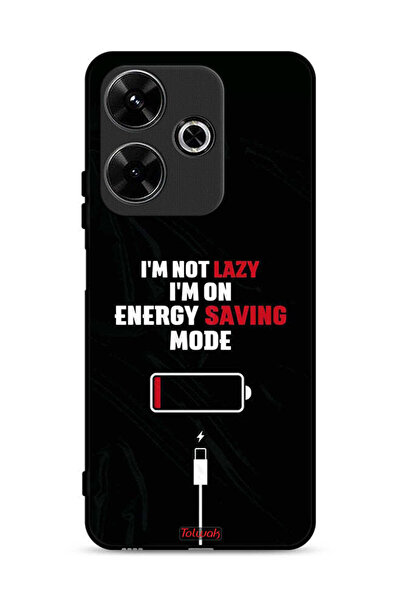 Tolwak غطاء حماية لهاتف Xiaomi Redmi 13 4G أنا لست كسولاً، أنا في وضع توفير ا...