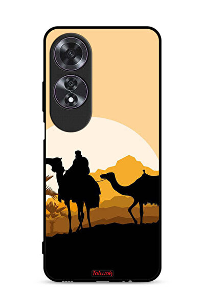 Tolwak غطاء حماية Oppo A60 برسومات جمال في الصحراء