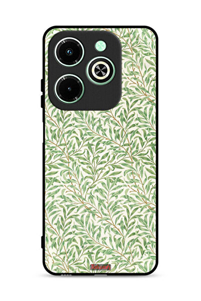 Tolwak غطاء حماية لهاتف Infinix Hot 40i 4G بنقشة Willow Bough الشهيرة