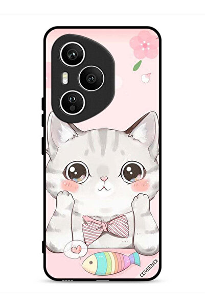 Covernex غطاء حماية لهاتف Honor 400 Pro بتصميم سمكة القط