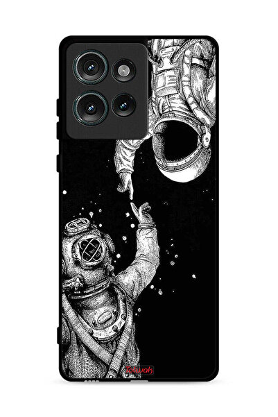 Tolwak غطاء حماية لهاتف موتورولا إيدج 50 بتصميم رواد الفضاء