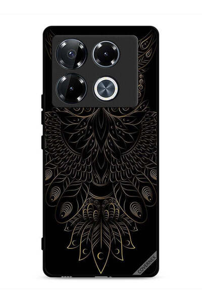 Covernex غطاء حماية لجهاز Infinix Note 40 Pro Plus 5G بتصميم بومة زهرية عصرية