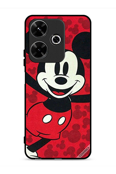 Covernex غطاء حماية لهاتف شاومي ريدمي 13 4G ميكي ماوس سعيد