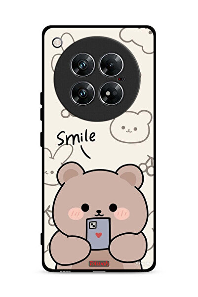 Tolwak غطاء حماية لهاتف Infinix Zero 40 برسومات الدب المبتسم