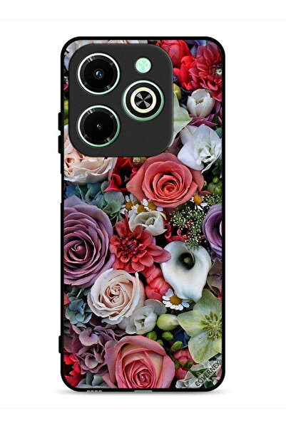 Covernex غطاء حماية لهاتف Infinix Hot 40i 4G بنقشة الورود
