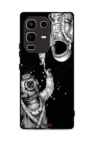 Tolwak غطاء حماية لجهاز Infinix Note 50s بتصميم رواد فضاء