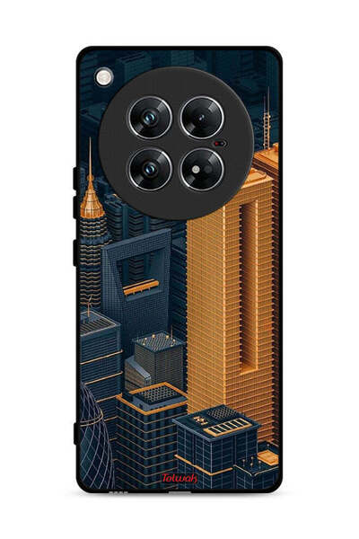 Tolwak غطاء حماية لهاتف Infinix Zero 40 برسومات مباني فنية