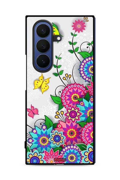 Tolwak غطاء حماية لهاتف سامسونج جالاكسي زد فولد 7 - زهور ماندالا