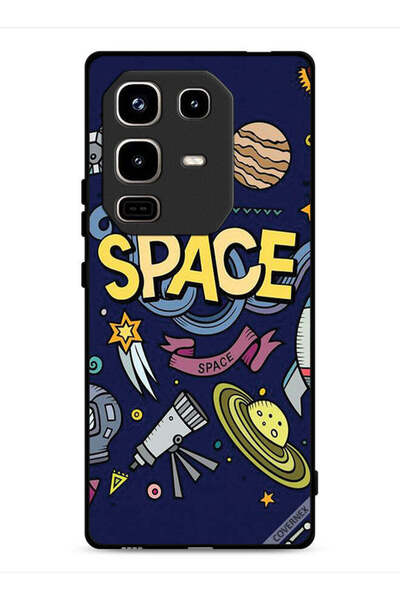 Covernex غطاء حماية لجهاز Infinix Note 50 Pro 4G برسومات فنية فضائية