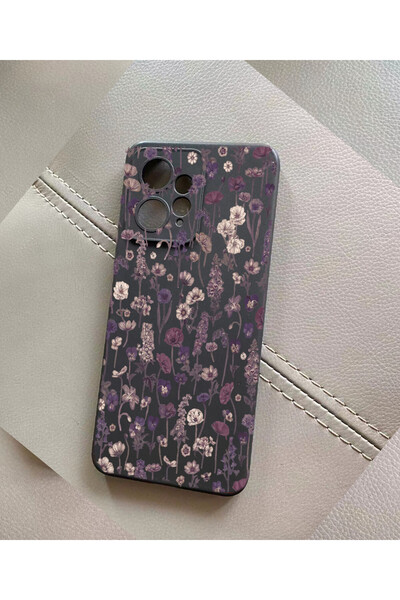 enfein Balporsuku Xiaomi Redmi Note 12 İle Uyumlu OMeN01 Desenli Siyah Telefo...