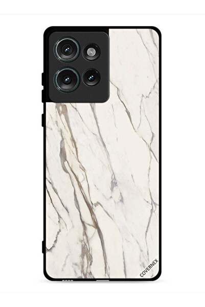 Covernex غطاء حماية لهاتف موتورولا إيدج 50 بنمط رخامي