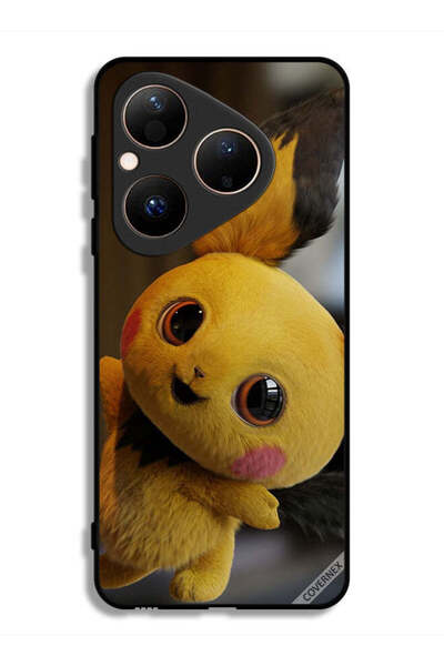 Covernex غطاء حماية لهاتف هواوي بيورا 80 بتصميم بيكاتشو