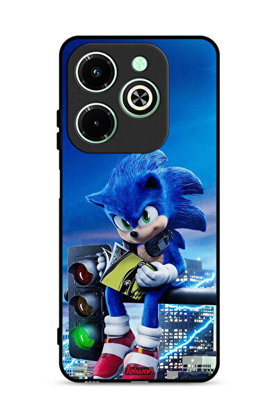 Tolwak غطاء حماية لهاتف Infinix Hot 40i 4G بطبعة Sonic Reading