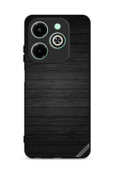 Covernex غطاء حماية لهاتف Infinix Hot 40i 4G بنمط خشبي داكن