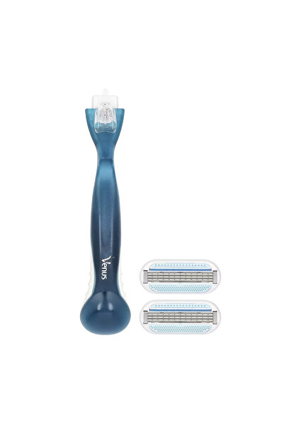 Gillette ماكينة حلاقة فينوس سموث للنساء، شفرتان إضافيتان