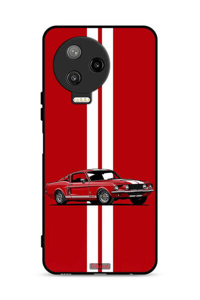 Tolwak Infinix Note 12 Pro 4G Protective Case Cover Vintage Car Abstract Art