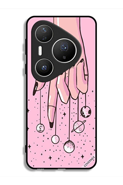 Covernex غطاء حماية لهاتف هواوي بيورا 80 برو بلس - كواكب معلقة من الأصابع