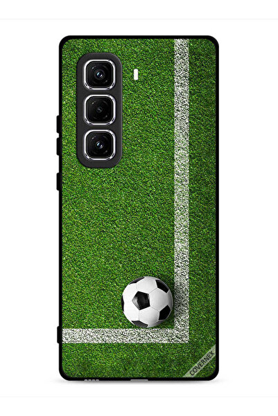 Covernex غطاء حماية لهاتف Infinix Hot 50 Pro 4G بتصميم كرة قدم في الزاوية