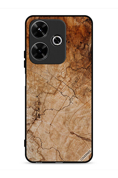 Covernex Xiaomi Redmi 13 4G Protective Case Cover Vintage Wooden Pattern