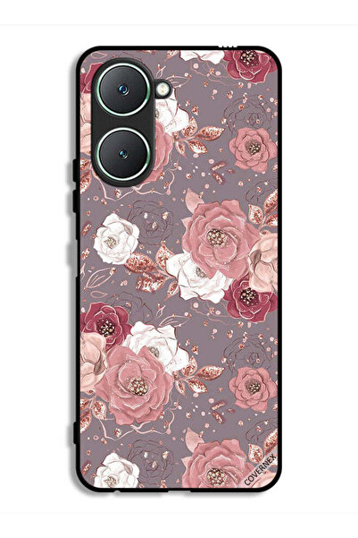 Covernex غطاء حماية لهاتف Vivo Y18i 4G بخلفية زهرية