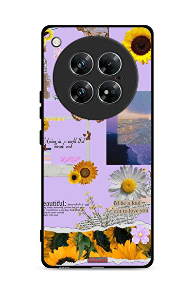 Tolwak Infinix Zero 40 Protective Case Cover Beautiful Sunflower Stickers